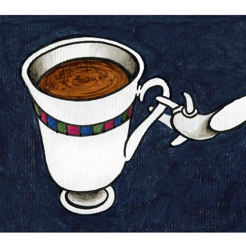 Portrait of a famous writer smoking his pipe while remembering the death of Che Guevara