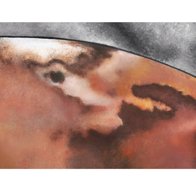 Soldier walking between bombs and fire towards the sky