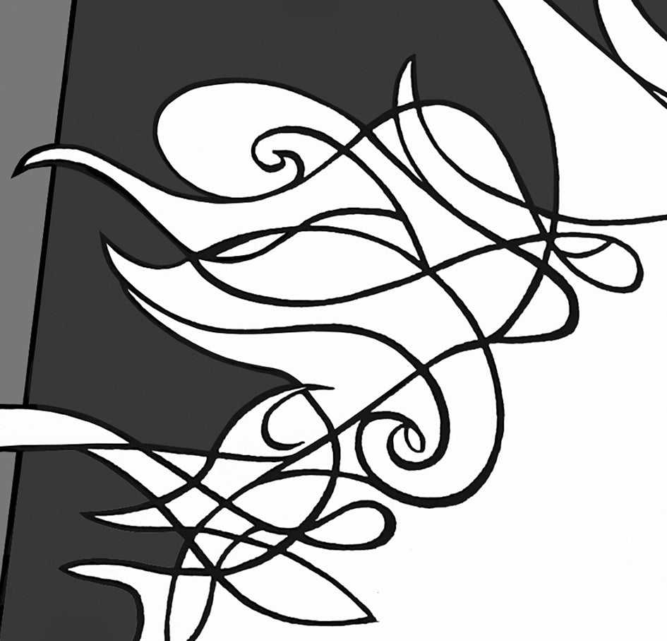 Fragment - Horse of Guernica in front of the mirror