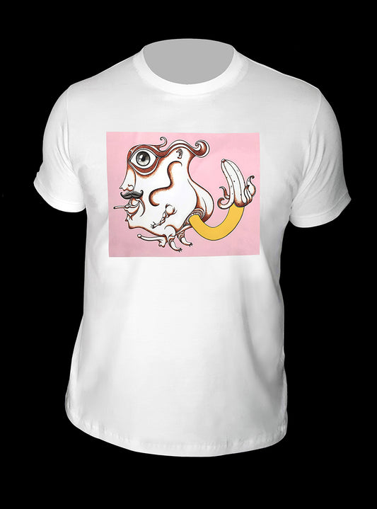 Playera-Plátano alegre deseándole Feliz Navidad al ano de un señor desempleado