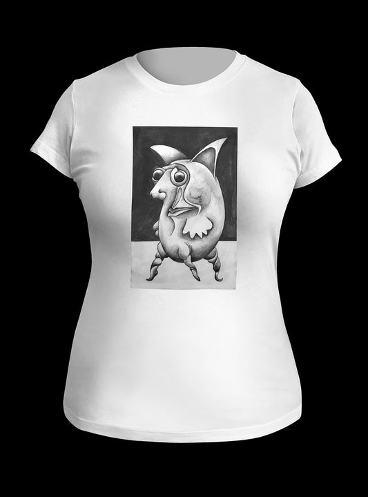 Playera-Pulga #48 de Jean Michel Basquiat estilo Corleone